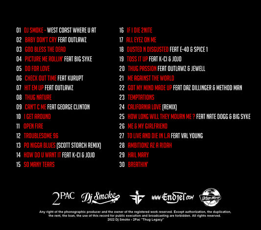 CD Digipack Thug Legacy
