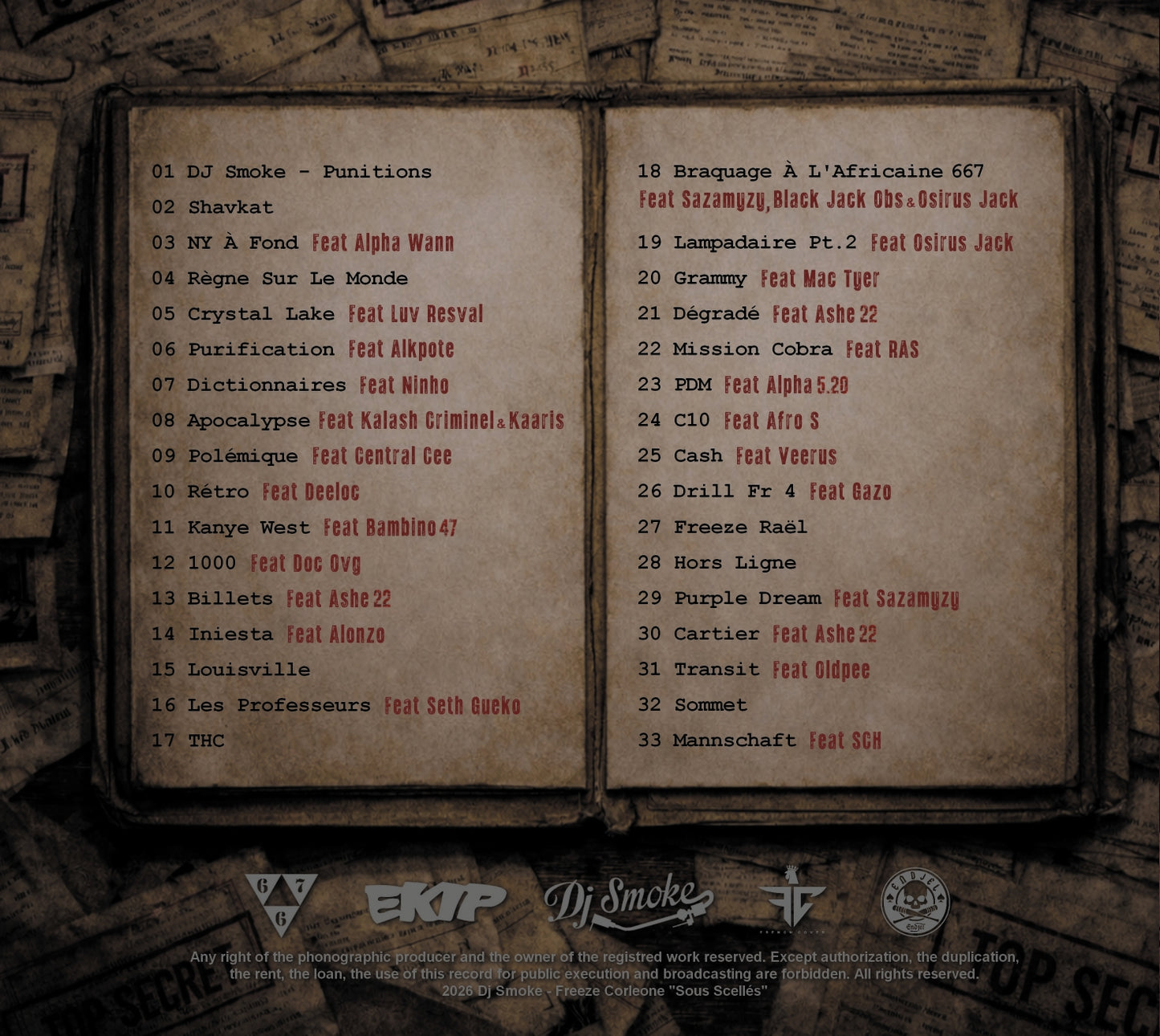 CD Digipack Sous Scellés